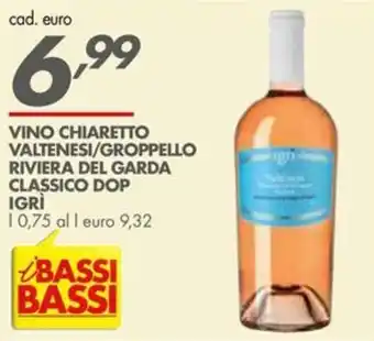 Vino Chiaretto Valtenesi/Groppello Riviera del Garda Classico Dop Igrì