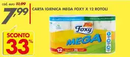 Italmark Carta igienica Mega Foxy offerta