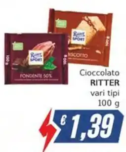 Italy Cash Cioccolato Ritter offerta