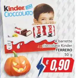 Italy Cash Cioccolato Kinder Ferrero offerta