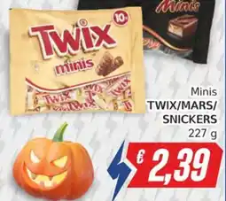 Italy Cash Minis TWIX/MARS/SNICKERS offerta