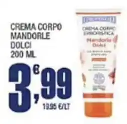 Splendidi e Splendenti Crema corpo mandorle dolci offerta