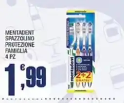 Splendidi e Splendenti Mentadent spazzolino protezione famiglia offerta