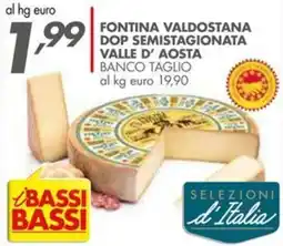 Italmark Fontina Valdostana Dop Semistagionata Valle d'Aosta offerta