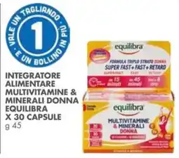 Italmark Integratore alimentare multivitamine & minerali donna Equilibra offerta