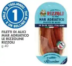 Italmark Filetti di alici Mar Adriatico Le Rizzoline Rizzoli offerta