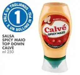 Italmark Salsa spicy maio top down Calvé offerta