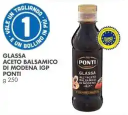Italmark Glassa aceto balsamico di Modena IGP Ponti offerta