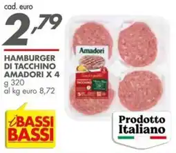 Italmark Hamburger di tacchino Amadori offerta