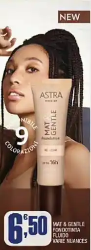 Splendidi e Splendenti Astra mat & gentle fondotinta fluido offerta