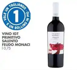 Italmark Vino IGT Primitivo Salento Feudo Monaci offerta