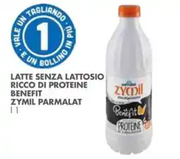 Italmark Latte senza lattosio ricco di proteine Benefit Zymil Parmalat offerta