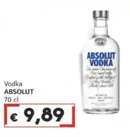 Italy Cash Vodka ABSOLUT offerta