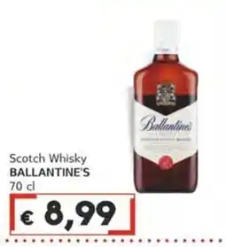 Italy Cash Scotch Whisky Ballantine's offerta