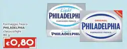 Italy Cash Formaggio fresco Philadelphia light offerta