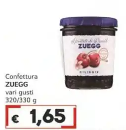 Italy Cash Confettura ZUEGG offerta