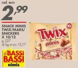 Italmark Twix minis offerta