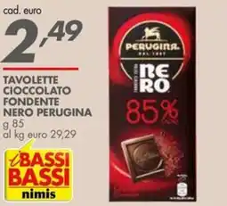 Italmark Tavolette cioccolato fondente nero Perugina offerta