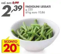 Italmark Fagiolini lessati offerta