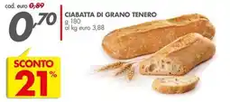 Italmark Ciabatta di grano tenero offerta