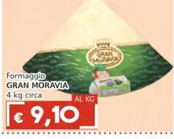 Italy Cash Formaggio Gran Moravia offerta