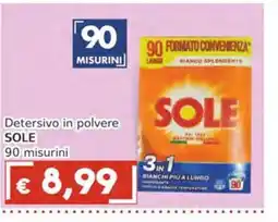 Italy Cash Detersivo in polvere SOLE offerta