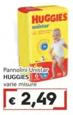 Italy Cash Pannolini Unistar Huggies offerta