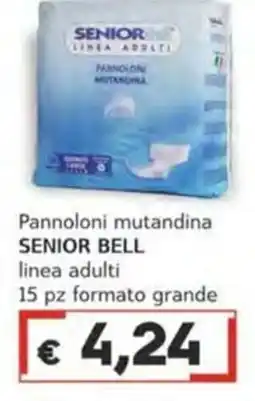 Italy Cash Pannoloni mutandina SENIOR BELL offerta