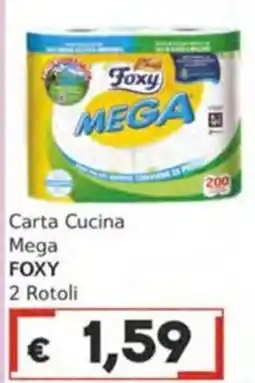 Italy Cash Carta Cucina Mega FOXY offerta