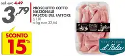 Italmark Prosciutto cotto nazionale Pascoli del Fattore offerta