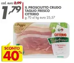 Italmark Il prosciutto crudo taglio fresco Citterio offerta