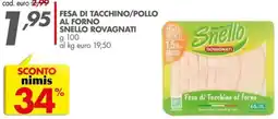 Italmark Fesa di Tacchino Snello Rovagnati offerta