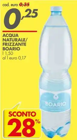 Italmark Acqua naturale/ frizzante Boario offerta