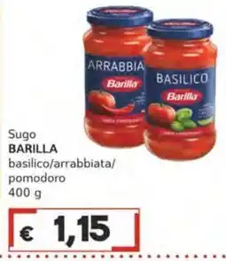Italy Cash Sugo Barilla basilico/arrabbiata/pomodoro offerta