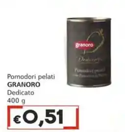 Italy Cash Pomodori pelati GRANORO Dedicato offerta
