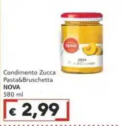 Italy Cash Condimento Zucca Pasta&Bruschetta NOVA offerta