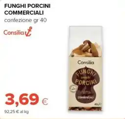 Tigre Funghi secchi porcini commerciali Consilia offerta