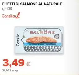 Tigre Filetti di salmone al naturale Consilia offerta