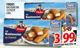 Il Genio Supermercato Findus Bastoncini offerta