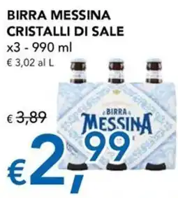 Migross Superstore Birra Messina Cristalli di Sale offerta