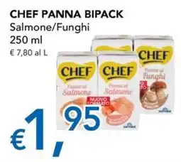 Migross Superstore Chef Panna Bipack Salmone/Funghi offerta