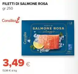 Tigre Filetti di salmone rosa selvaggio Consilia offerta