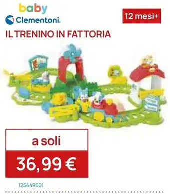 Il trenino in fattoria Clementoni