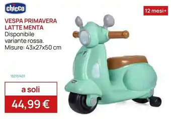 Vespa Primavera Latte Menta