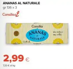 Tigre Ananas al naturale Consilia offerta