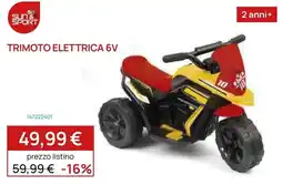 Prenatal Trimoto elettrica 6V offerta