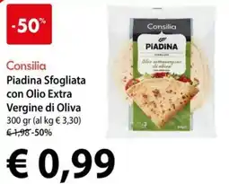 Cadoro Consilia Piadina Sfogliata con Olio Extra Vergine di Oliva offerta