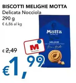 Migross Superstore Biscotti Melighe Motta Delicata Nocciola offerta