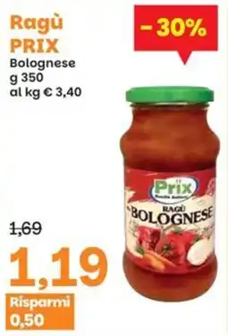 Prix Quality Ragù Bolognese Prix offerta