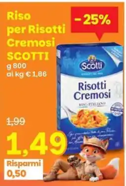 Prix Quality Risotti Cremosi Scotti offerta